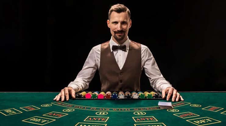 Live blackjack broadcast from kangtau89 Evolution Gaming studio